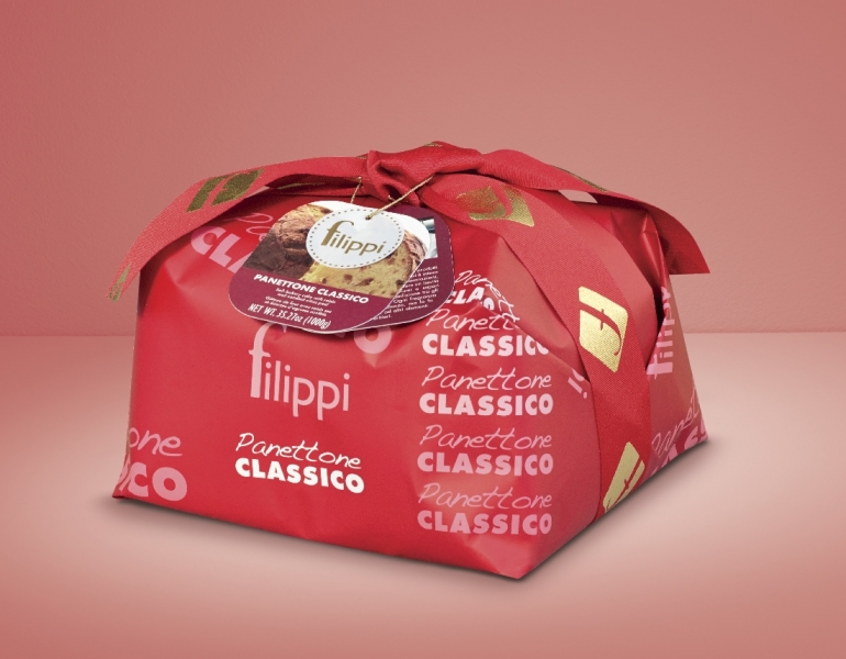 Pasticceria Filippi Damerino Glassato Classic Panettone with Sugar